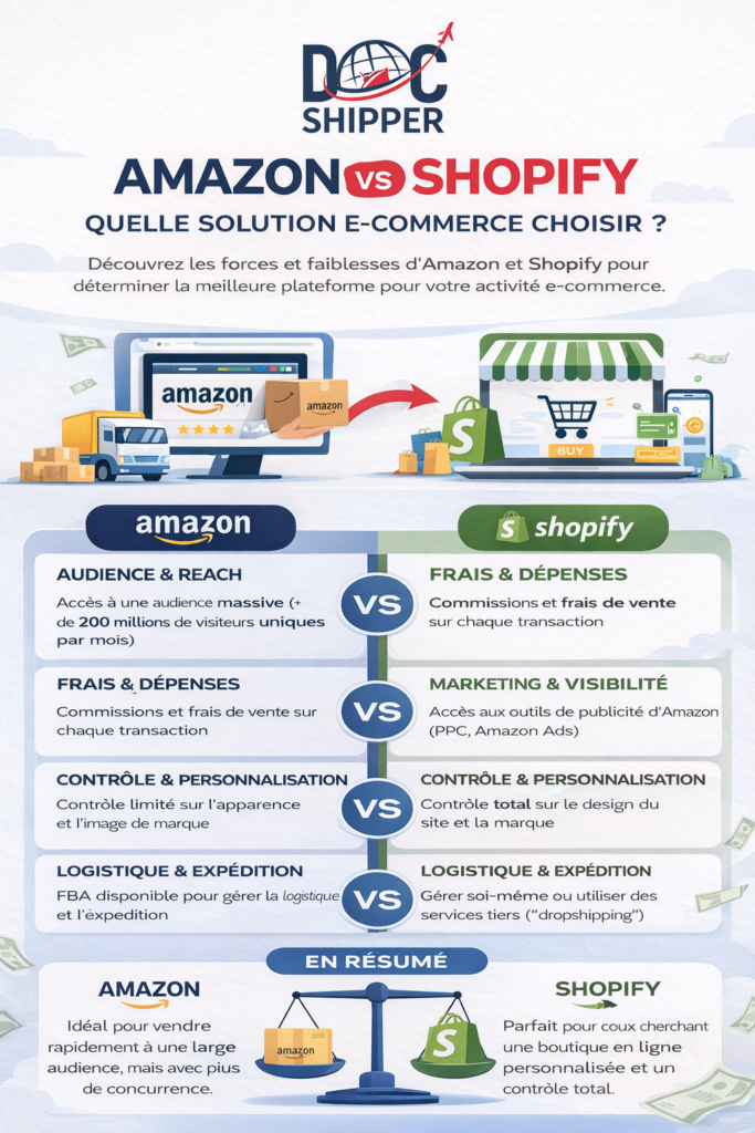 Amazon vs Shopify