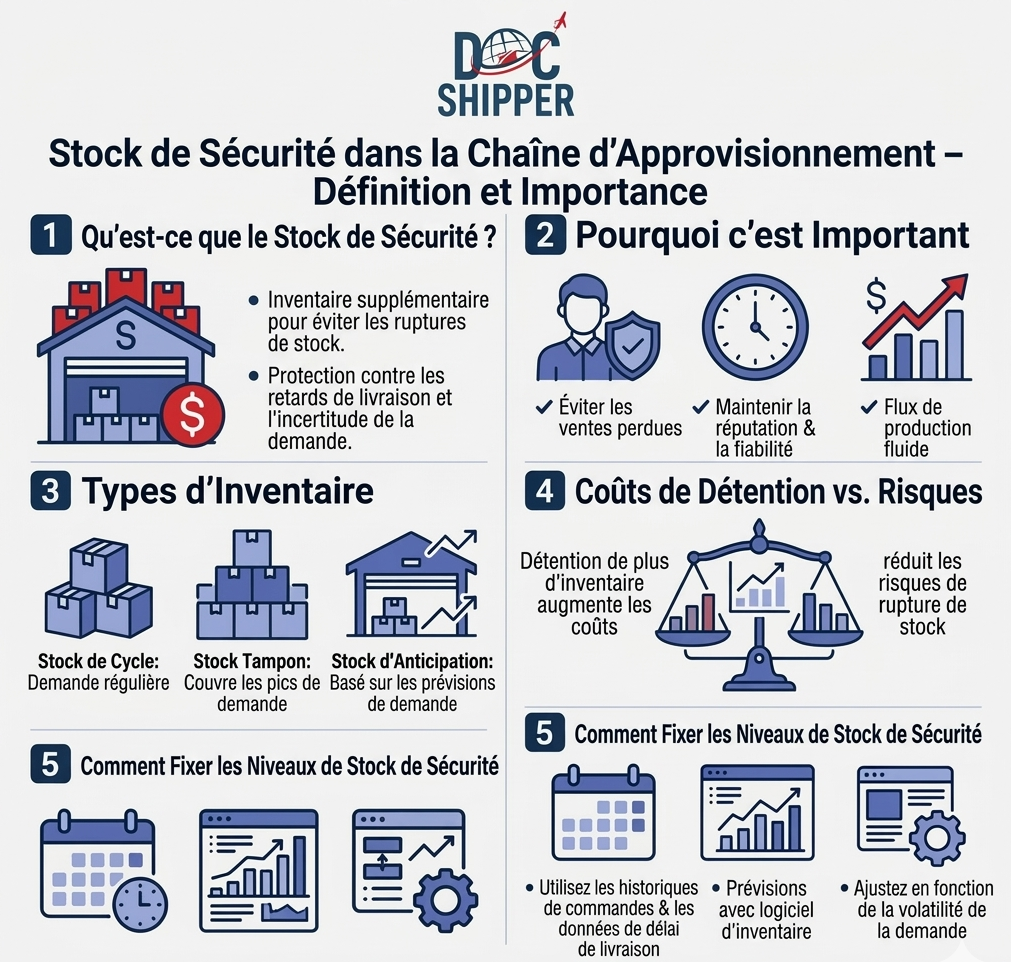 Stock de Sécurité dans la Chaîne d'Approvisionnement