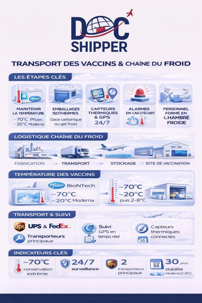 transport des vaccins
