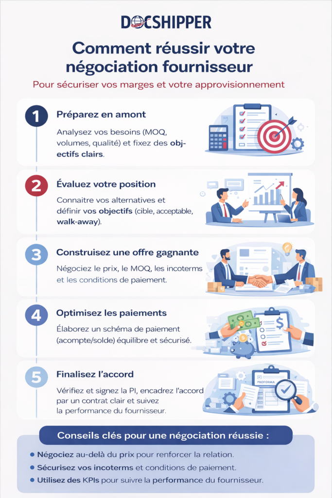 Comment réussir votre négociation fournisseur