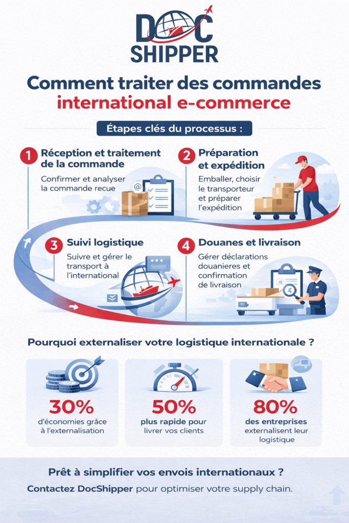 Comment traiter des commandes international e-commerce