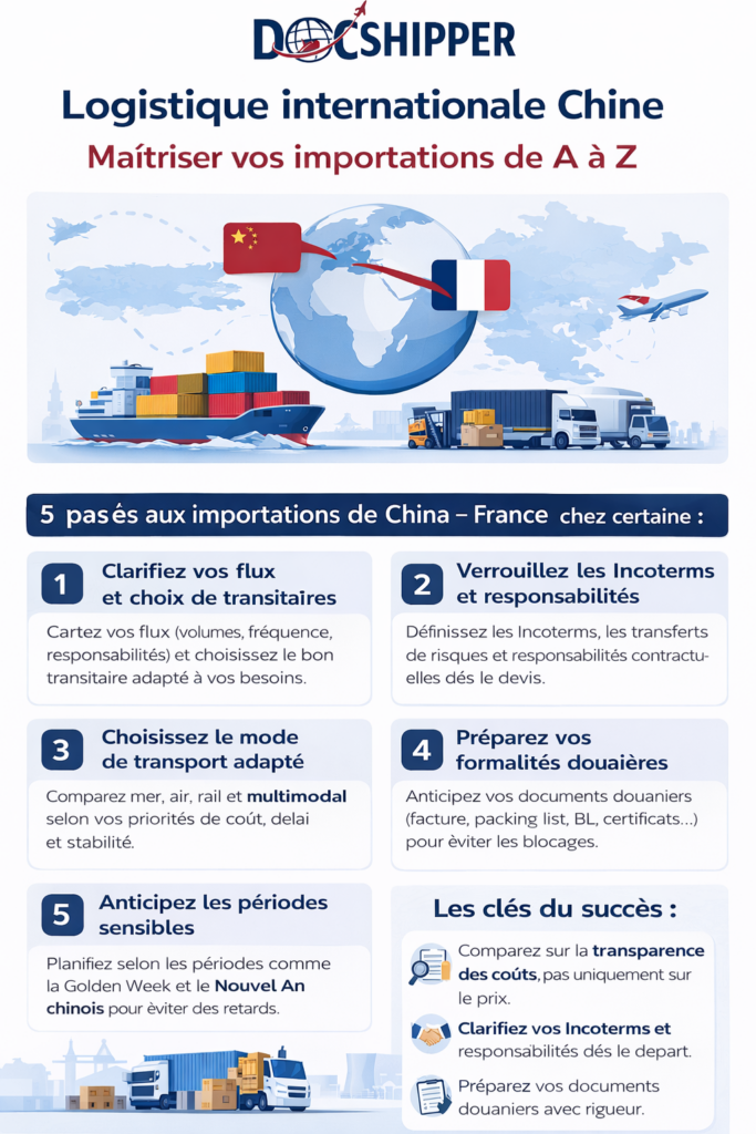 Logistique internationale Chine