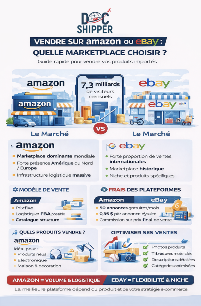 Vendre sur amazon ou ebay - DocShipper