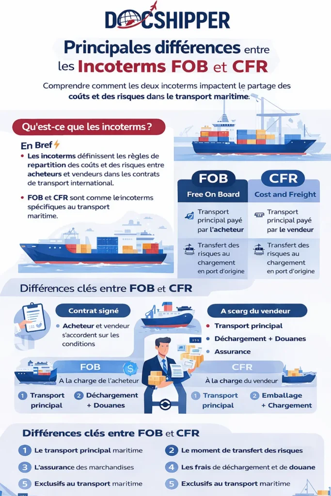 Incoterms FOB et CFR
