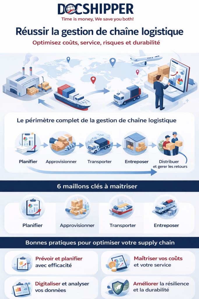 Comment réussir la gestion de chaîne logistique