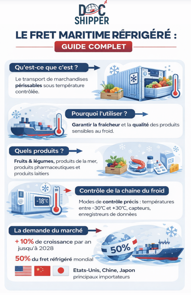 LE FRET MARITIME RÉFRIGÉRÉ