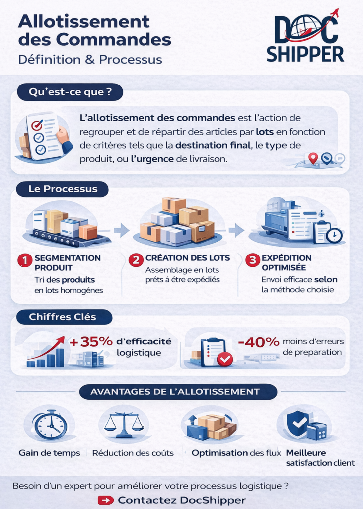 Allotissement des Commandes