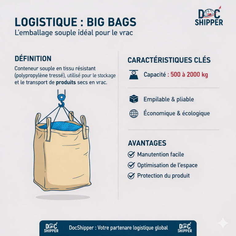 Big Bag : Guide Complet & Utilisations en 2026 | DocShipper