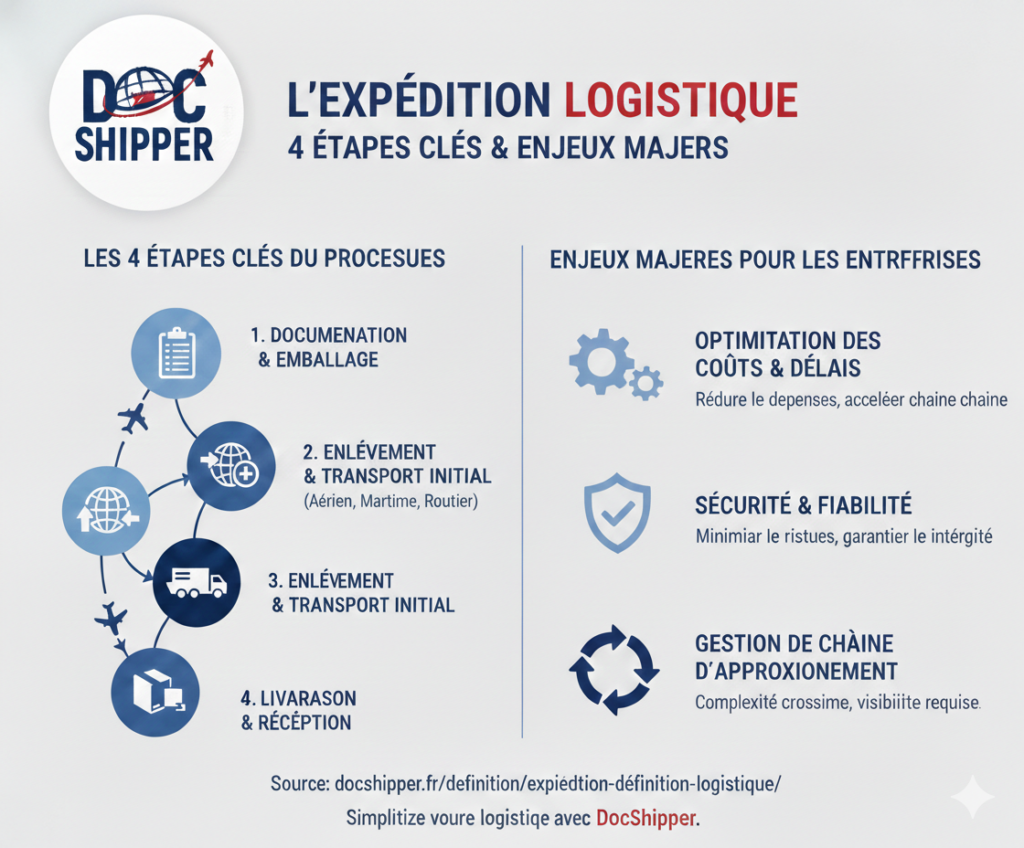 L' expédition en 05 étapes