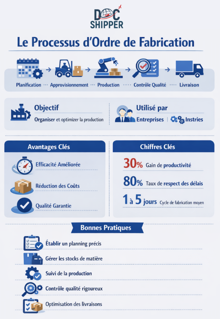 Processus d'ordre de fabrication