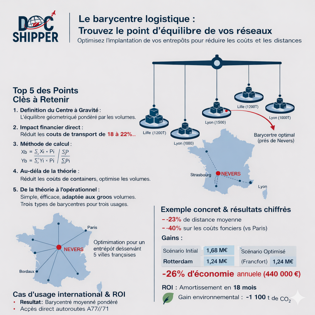 barycentre logistique