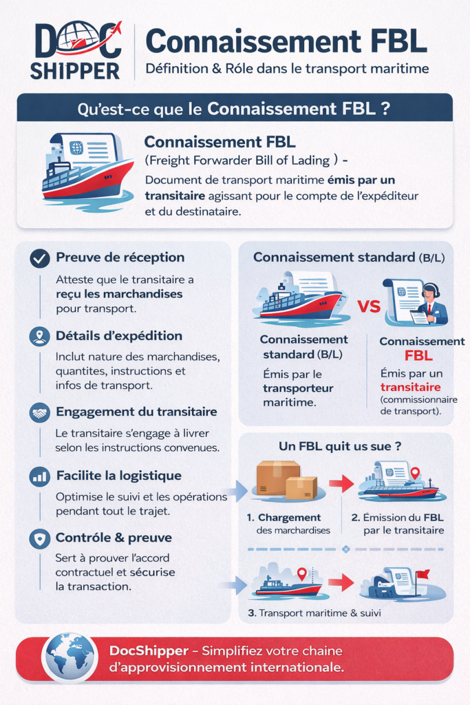 connaissement fbl