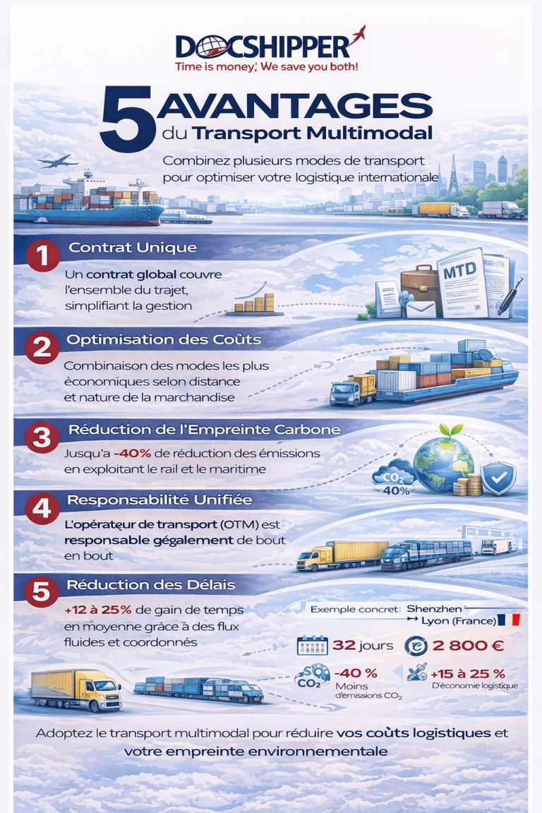 Transport Multimodal : Définition & Guide Complet en 2026 DocShipper
