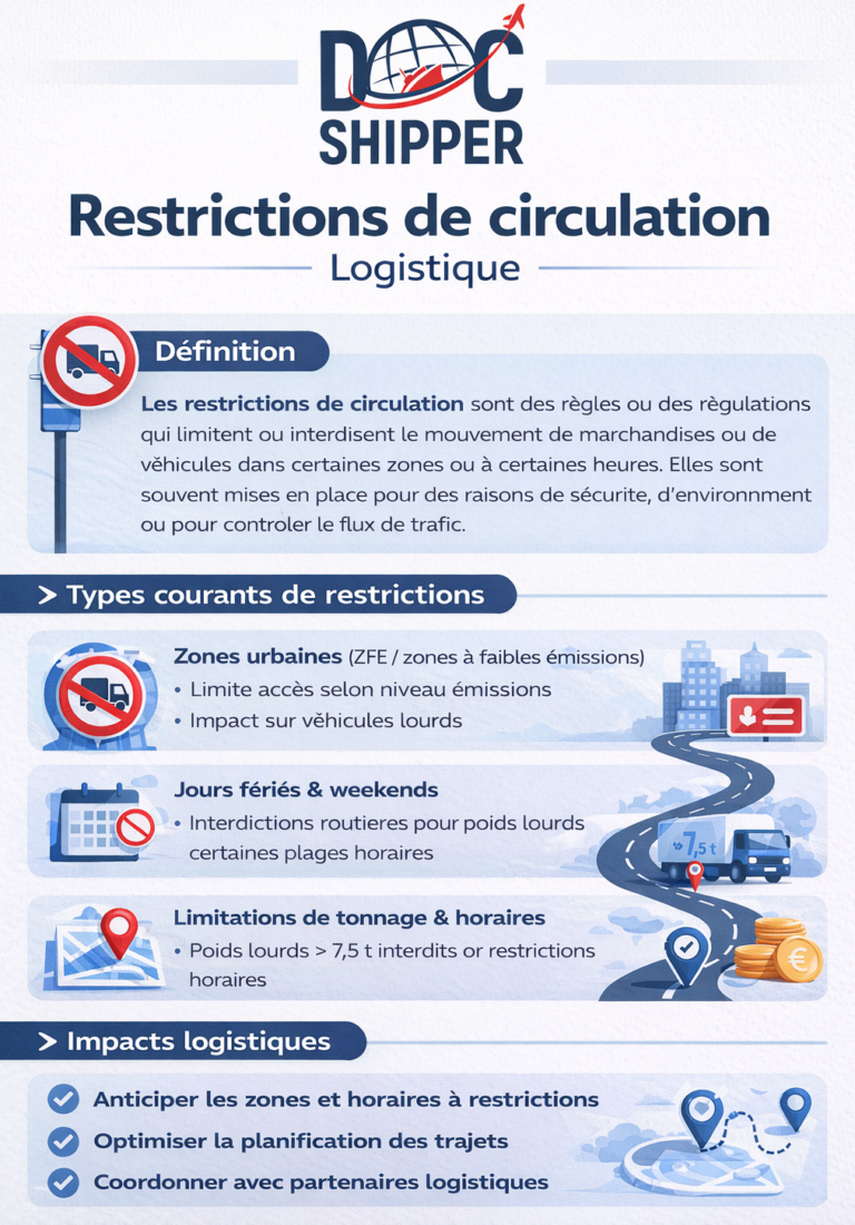 Restrictions de Circulation : Guide Complet en 2026 | DocShipper