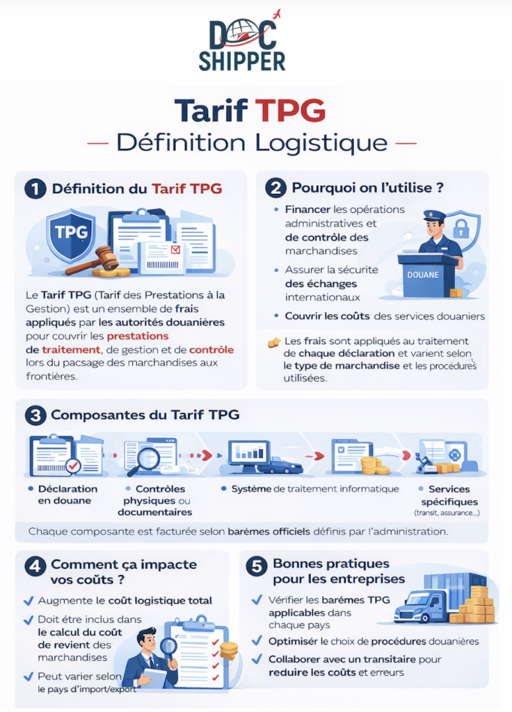 tarif tpg