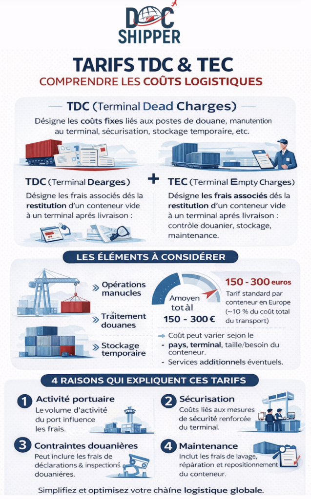 tarifs tdc & tec