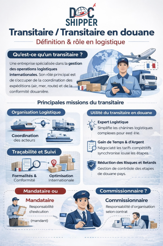 transitaire en douane