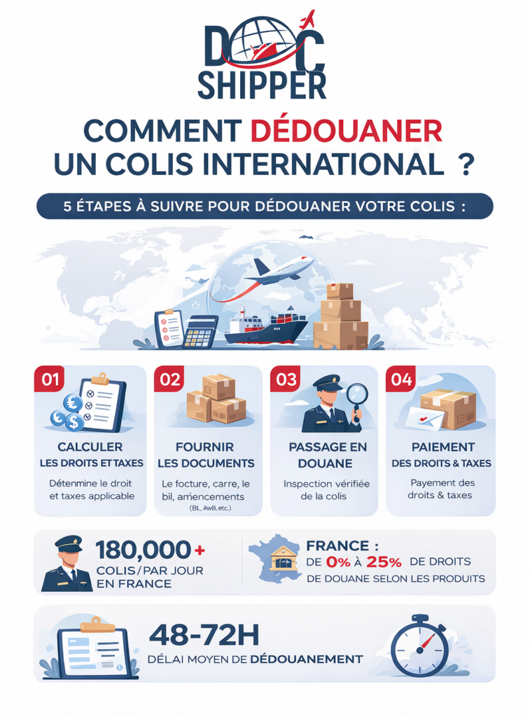 COMMENT DÉDOUANER UN COLIS INTERNATIONAL ?