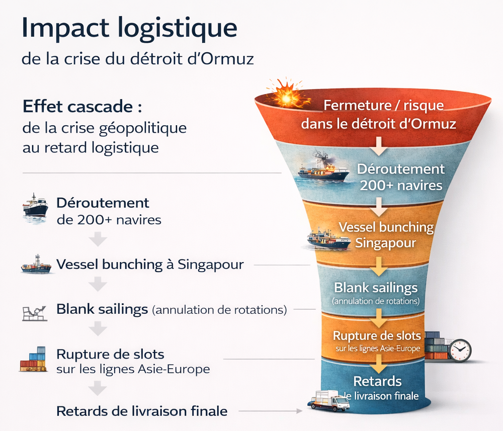 impact logistique de la crise du detroit d'ormuz