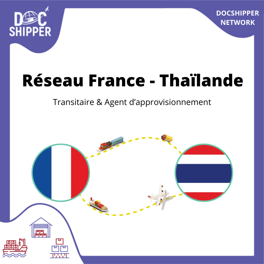 Transitaire & Agent d’approvisionnement en Thaïlande