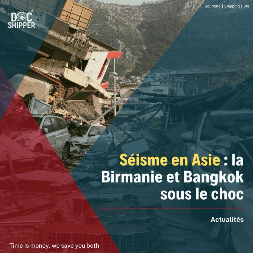 Séisme en Asie la Birmanie et Bangkok sous le choc